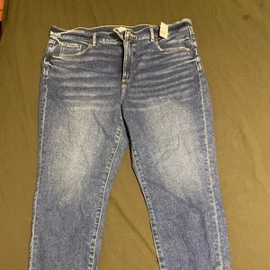 Loft High Waist Skinny Ankle Jean- Size 18